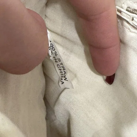 Felix Rey Kissy Face‎ Straw Clutch Bag Straw Bergdorf Goodman 9.5x6.5 RARE - Picture 7 of 10